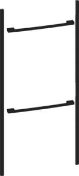 NEFF Z912BDY0 - Flex Design Kit für Seamless Combination , 120 cm, Deep black, Für einen Backofen & einen Backofen